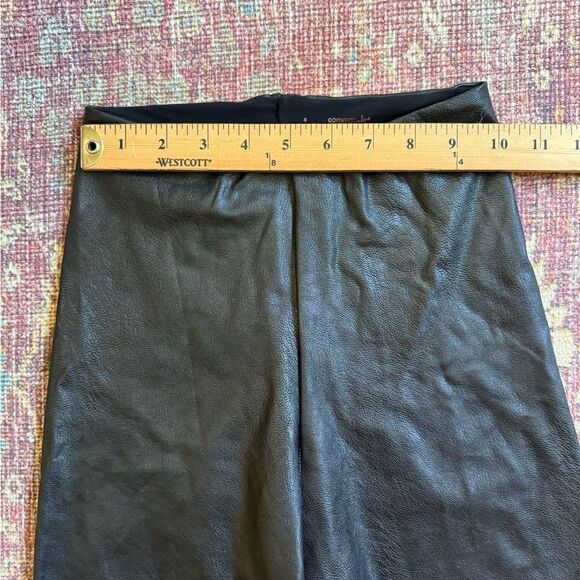 Commando Women’s Small Black faux leather leggings - Picture 3 of 7